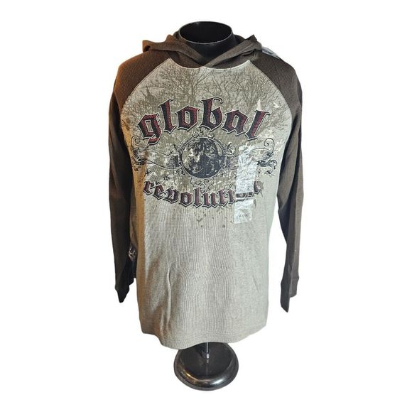 Canyon River Blues Other - Canyon River Blues Boys SZ XL 18/20 Long Sleeve driftwood Htr Print Shirt